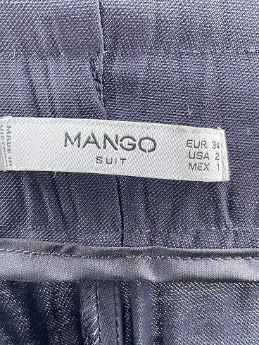 34 Beden gri Renk Mango Kumaş Pantolon %70 İndirimli.