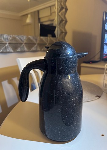 Siyah Noktalı Termos Çaydanlık