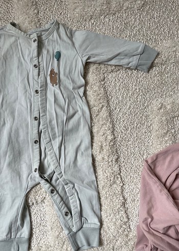 Pamuklu Uzun Kollu Bebek Tulum - Görsel 5