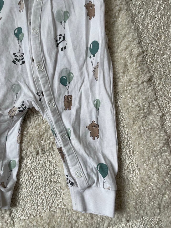 Pamuklu Uzun Kollu Bebek Tulum - Görsel 2