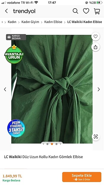 xl Beden Lcwaikiki gömlek elbise sayılı kullanıldı tertemiz