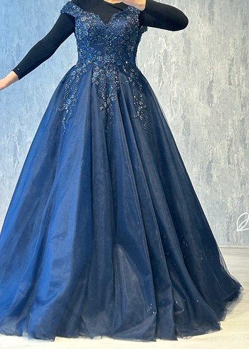 Abiye larcivert - Görsel 5