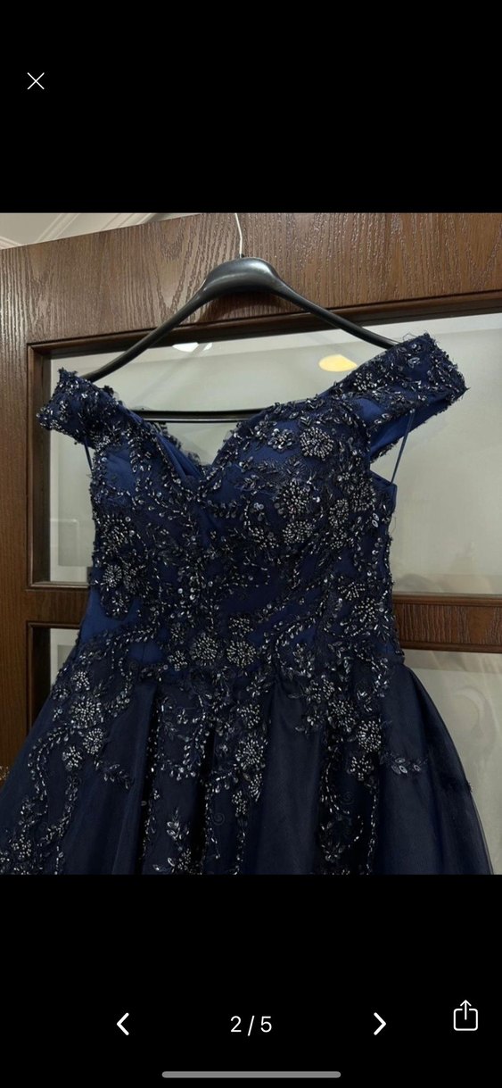 Abiye larcivert - Görsel 2