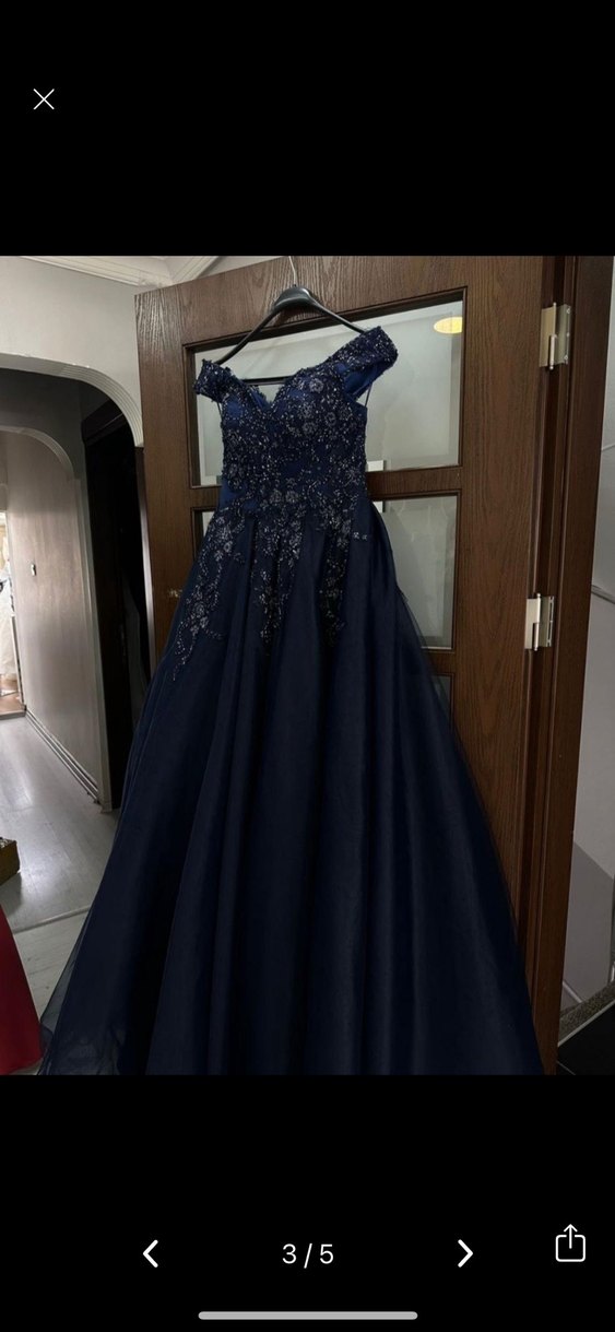 Abiye larcivert - Görsel 3