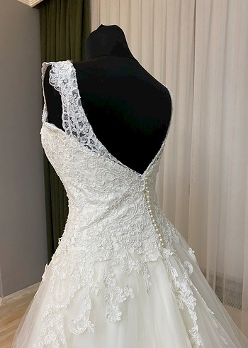 Vitrin Gelinliği Temiz Tam Takım Dantel Şıklığı 34 Beden - Görsel 4