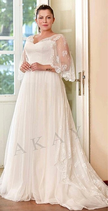 s Beden beyaz Renk #Akay #Akaybridal #Akaygelinlik #Gelinlik 36-38 Beden