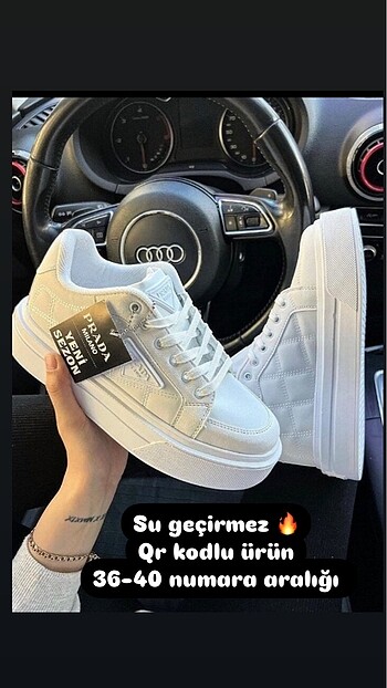 Prada Milano 36,38,38,39,40 numara mevcuttur .