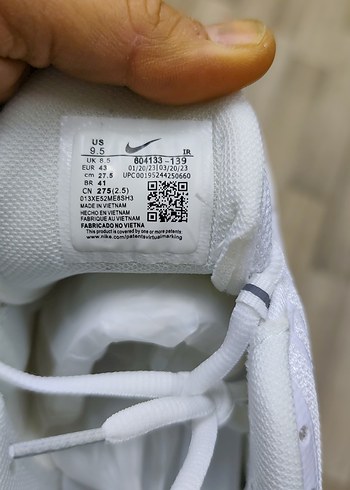 Nike Air Max plus Beyaz Erkek Spor Ayakkabı Puf Detaylı - Görsel 5