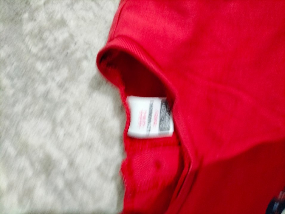 Kız Çocuk Kırmızı Dantel Detaylı Tişört - Görsel 2