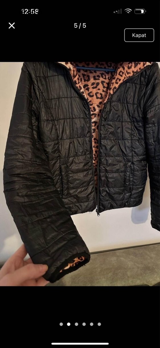 Koton çift taraflı Kadın Mont - Görsel 5