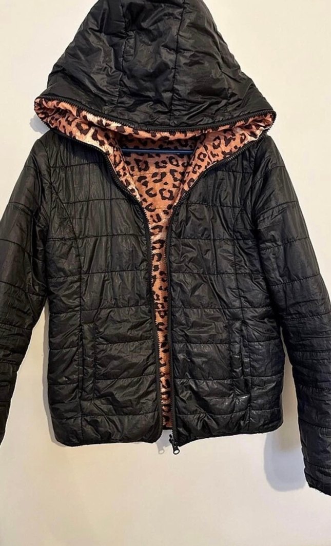 Koton çift taraflı Kadın Mont - Görsel 4