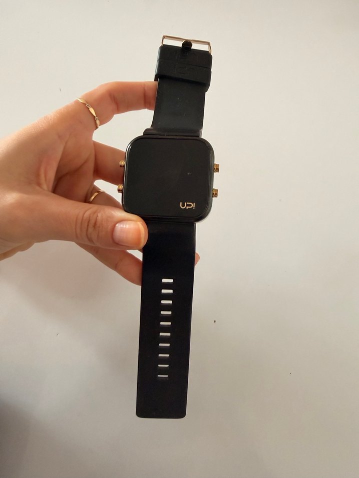 Up whatch siyah kol saati - Görsel 2