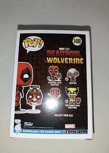 Deadpool Kafası Sallanan Figür - Pop! 1400