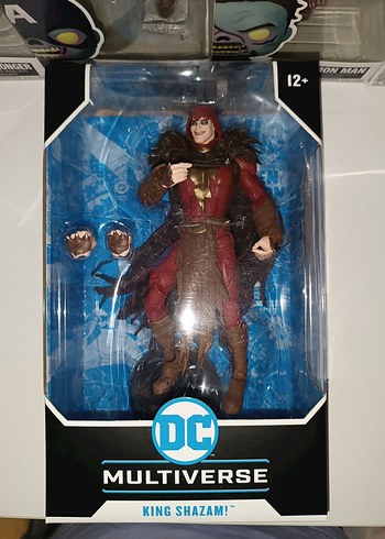 DC Multiverse Kral Shazam Aksiyon Figürü