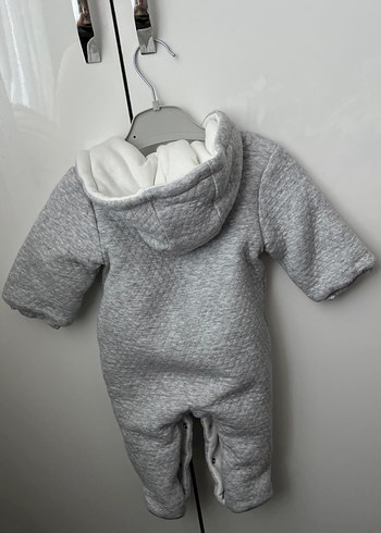 Gri Örgü Bebek Tulumu - Görsel 2