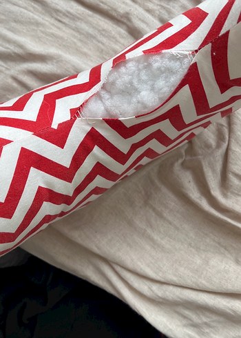 Kırmızı Desenli Hamile ve Emzirme Yastığı - Görsel 3