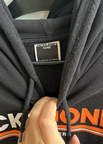 Jack & Jones Siyah Kapüşonlu Sweatshirt - Görsel 2