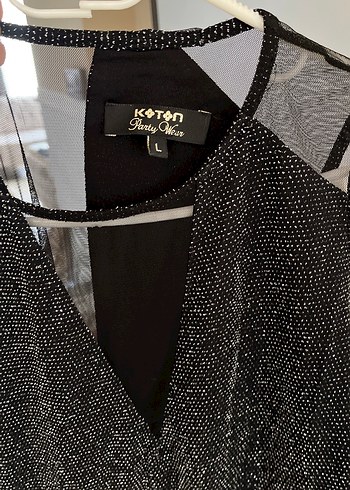 Siyah Drapeli Midi Kadın Abiye Elbise - Görsel 3