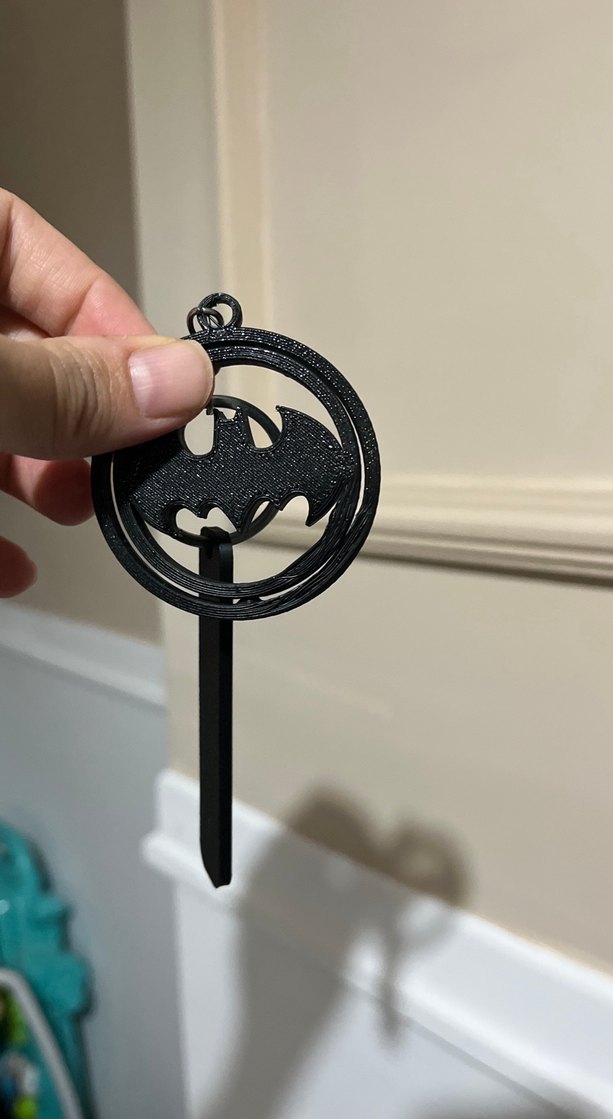 Siyah Gotik Zincir Detaylı Kadın Anahtarlık - Görsel 4