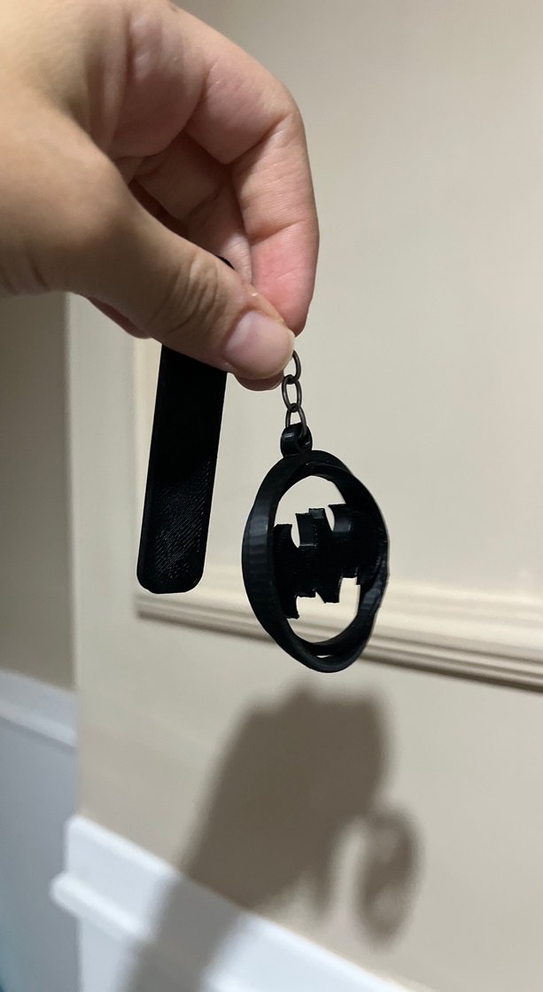 Siyah Gotik Zincir Detaylı Kadın Anahtarlık - Görsel 2