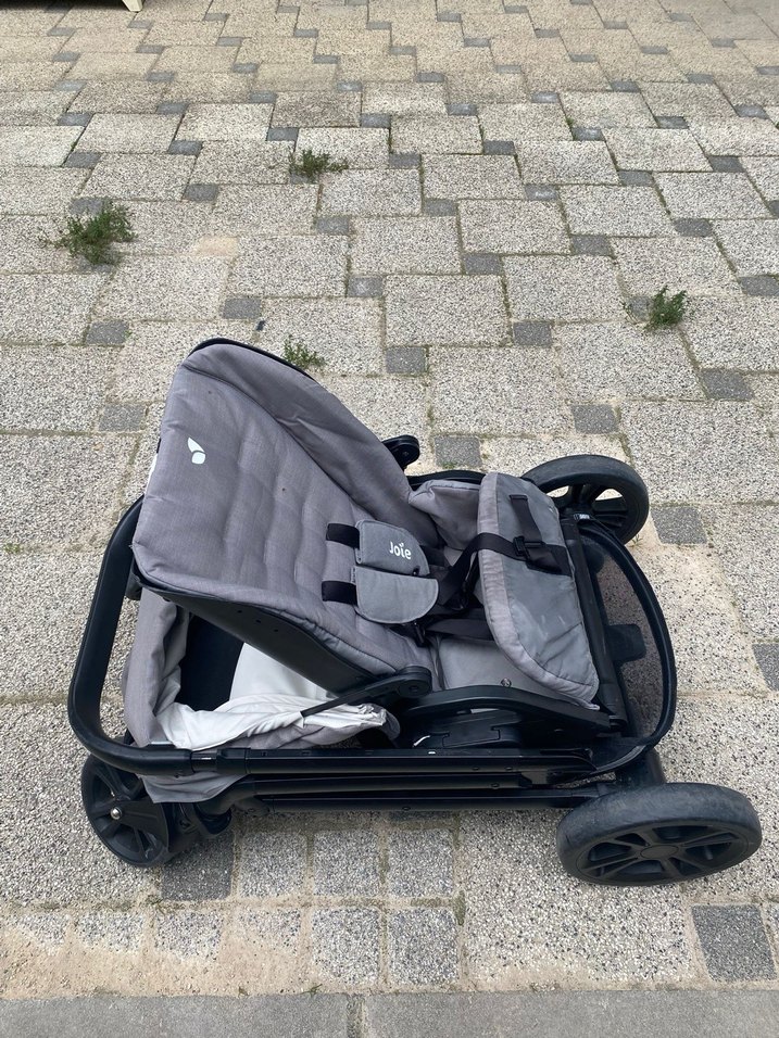 Gri Joie Bebek Arabası - Görsel 5