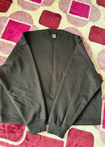 m Beden siyah Renk Kadın Siyah Baskılı Sweatshirt