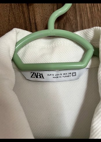 Düğmeli Beyaz  Ceket - Görsel 2