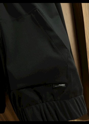 Siyah Kapüşonlu Fermuarlı  Ceket - Görsel 2