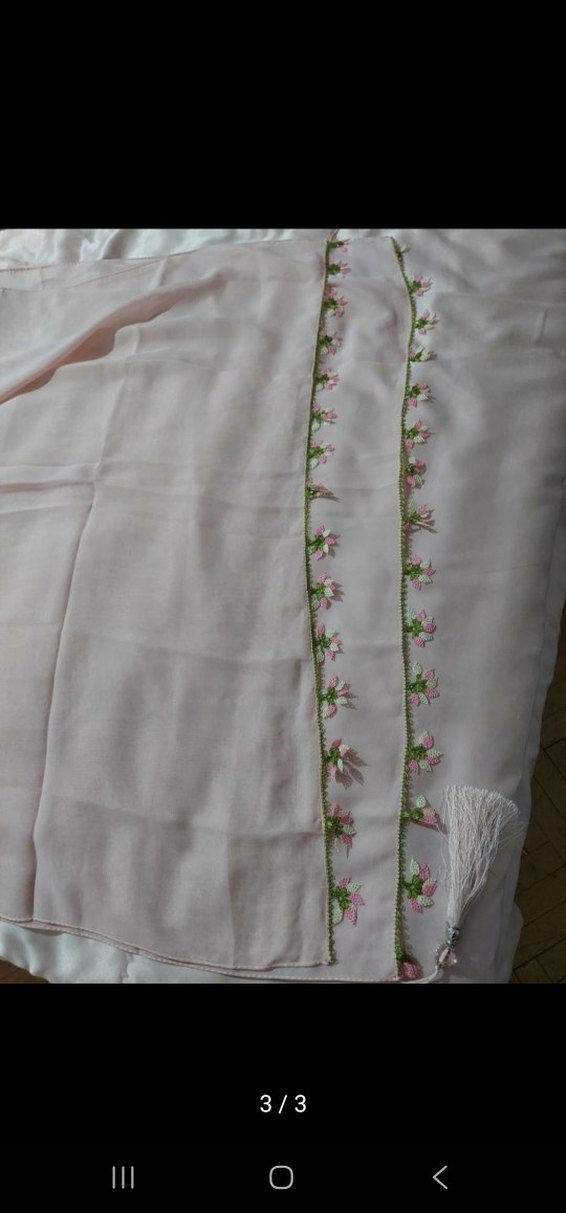 iğne oyası ile örülmüş - Görsel 3