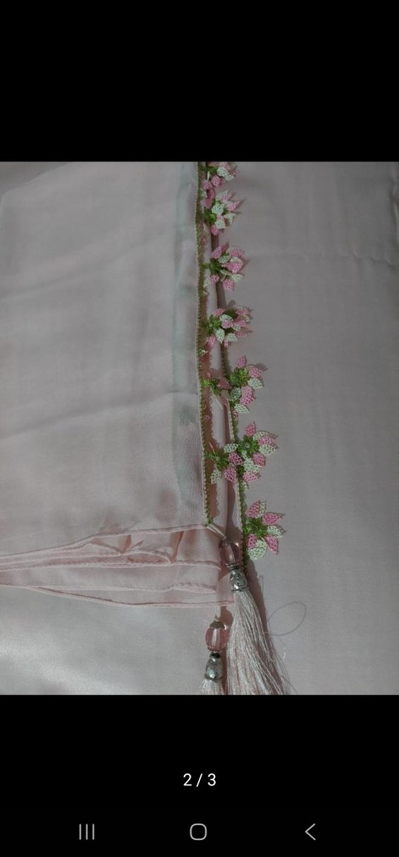 iğne oyası ile örülmüş - Görsel 2