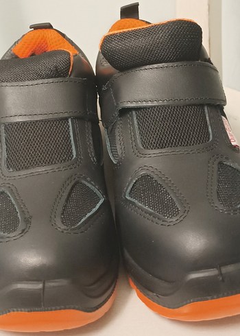 erkek ve bayan Turuncu iş  Ayakkabı - Görsel 2