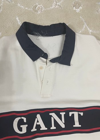 GANT Beyaz Erkek Polo Tişört - Görsel 3