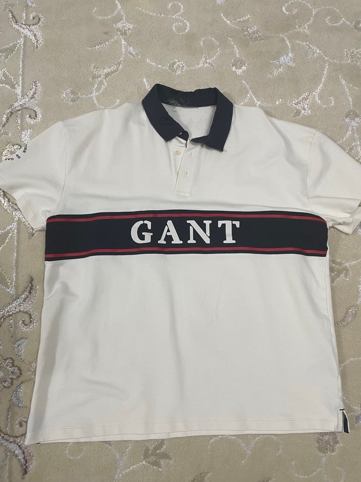 GANT Beyaz Erkek Polo Tişört - Görsel 5