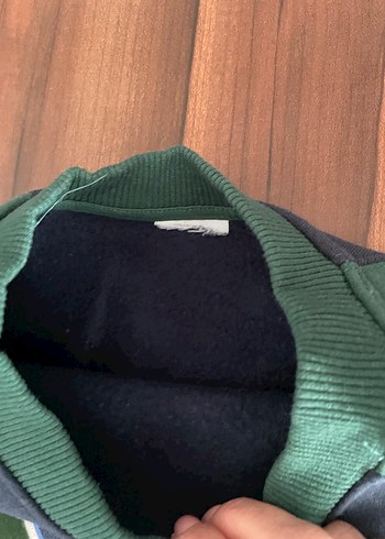 Erkek çocuk Yeşil Baskılı Sweatshirt orijinal mango - Görsel 2