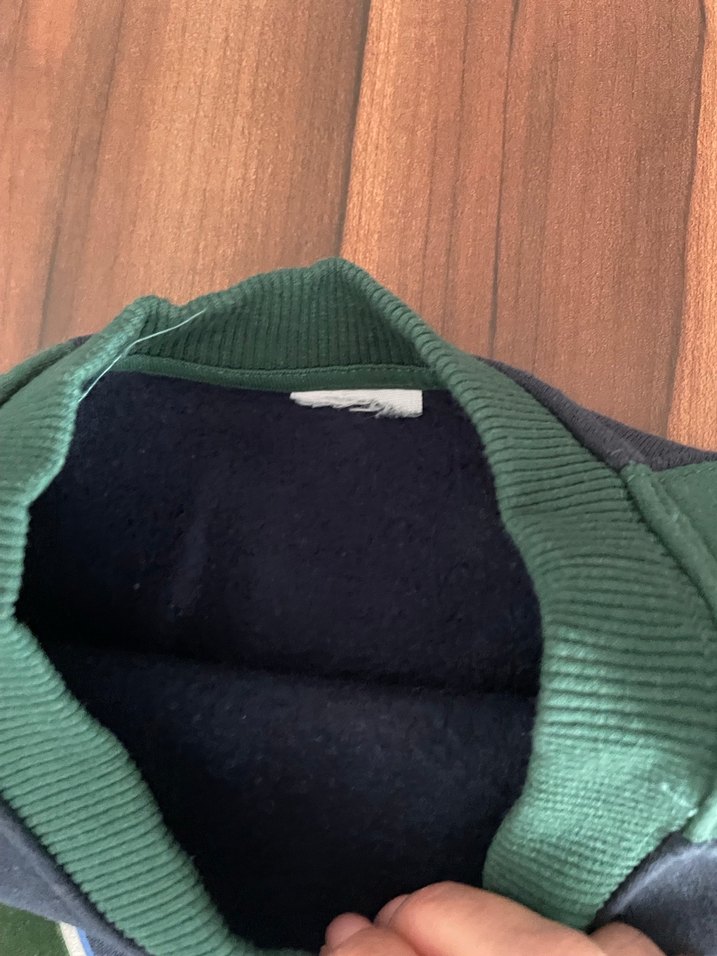 Erkek çocuk Yeşil Baskılı Sweatshirt orijinal mango - Görsel 2