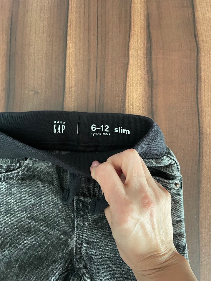 Gri Erkek Çocuk dar Kesim Kot Pantolon orijina gap - Görsel 2