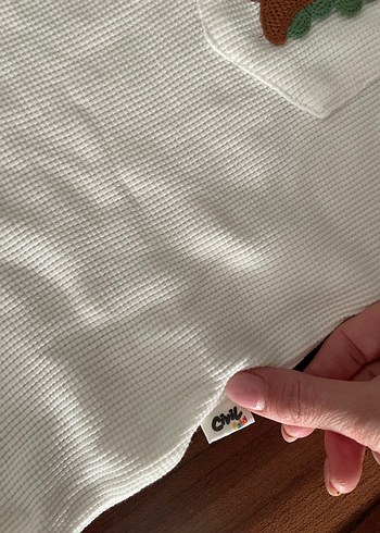 Düğmeli Nakışlı Erkek Çocuk Kolsuz Tulum - Görsel 4