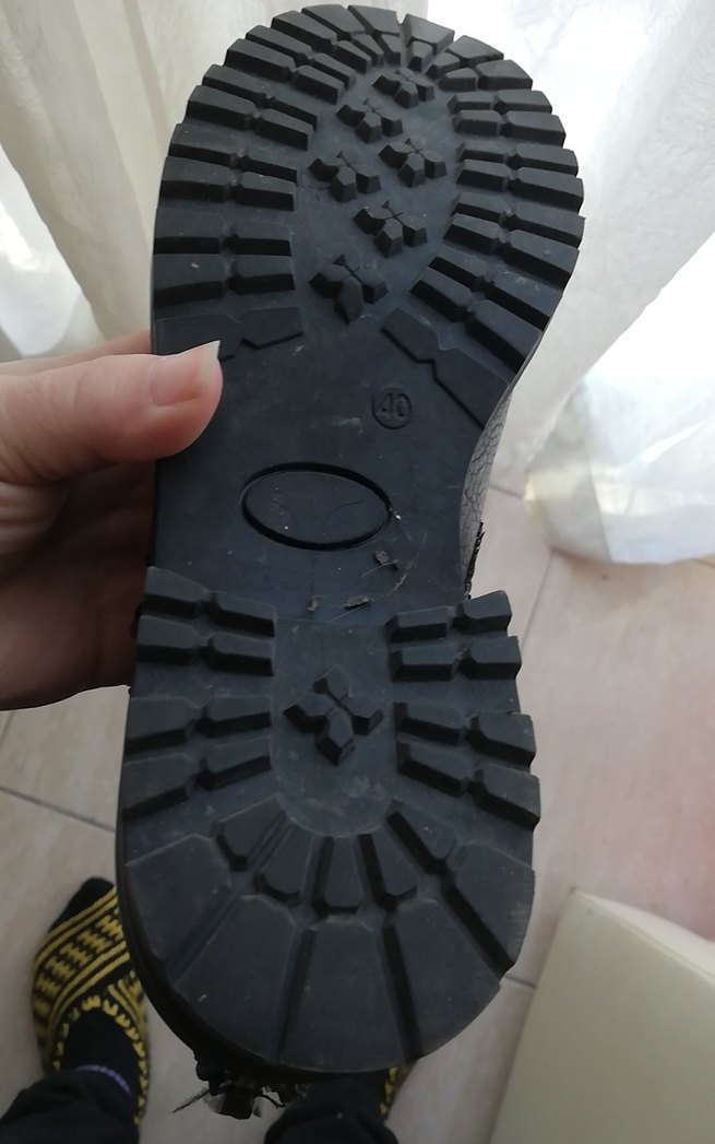 Gri Yılan Desenli Parlak Deri Goth Bot 40 numara - Görsel 4