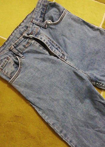 Kadın Mavi Midi Boy Regular Fit Kot Pantolon - Görsel 2