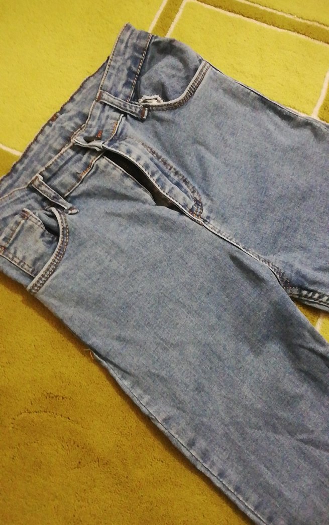 Kadın Mavi Midi Boy Regular Fit Kot Pantolon - Görsel 2