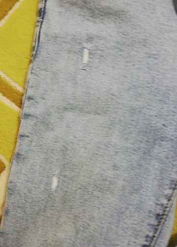 Mavi Midi Boy Tie-Dye Denim Kadın Jean - Görsel 3