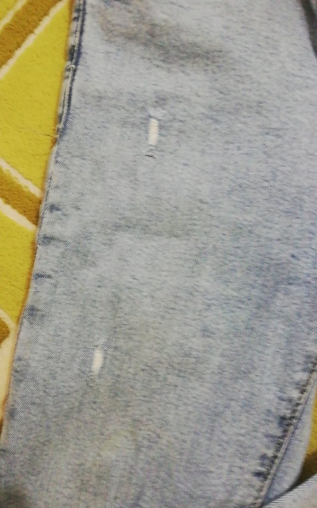 Mavi Midi Boy Tie-Dye Denim Kadın Jean - Görsel 3