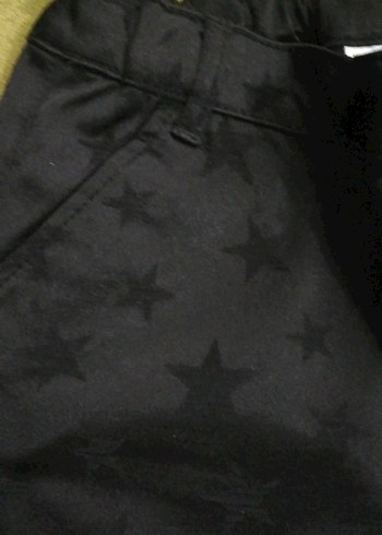 Siyah Kadın Kumaş Pantolon Midi Boy - Görsel 3