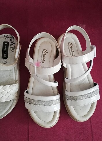 Sandalet 35 numara kız ayakkabı - Görsel 3