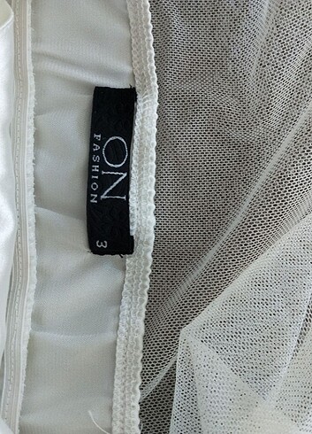 Abiye saten kumaş pantolon pul işlemeli tüllü saten blüz 44 bede - Görsel 10