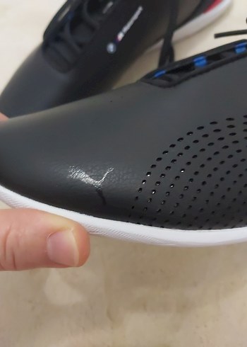 42.5 Beden siyah Renk Puma Erkek Spor Ayakkabı Velcro Bağcıklı