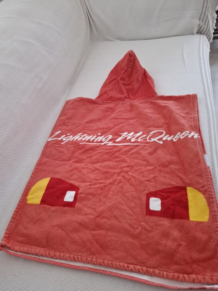 Kapüşonlu Erkek Çocuk Havlu Bornoz - Görsel 4