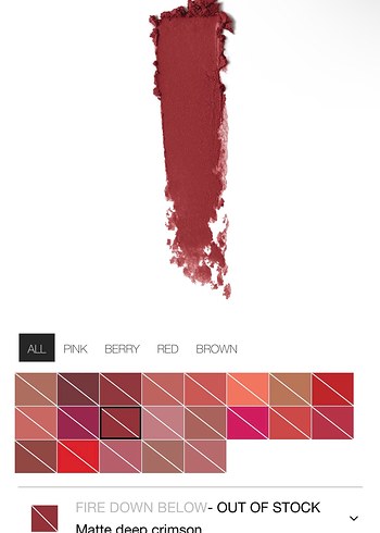 NarsIconic Lipstick Matte Fire Down
 Mat Koyu Kırmızı Ruj - Görsel 3