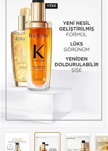 L'Oréal Paris Kerastase elixir ultime saç bakım yağı