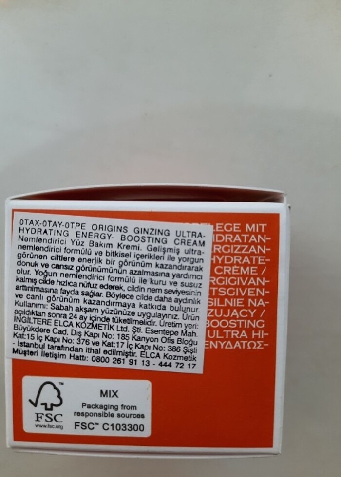 Origins Ginzing ultra canlandırıcı ve aydınlık görünüm veren nem - Görsel 2